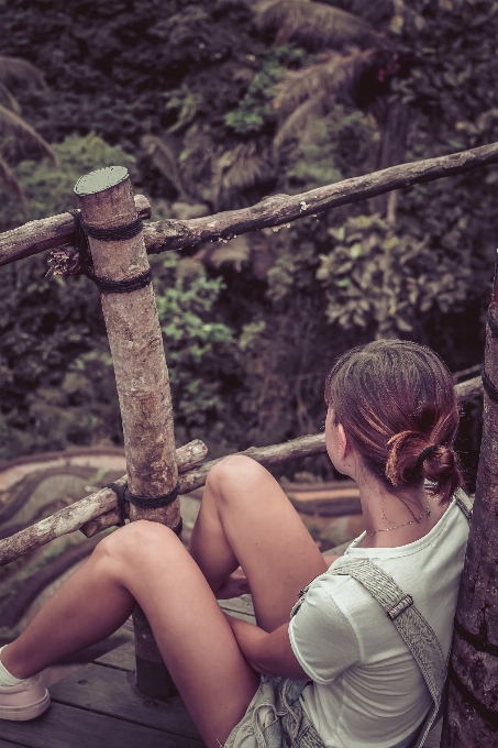 Foto schönheit bein sitzung