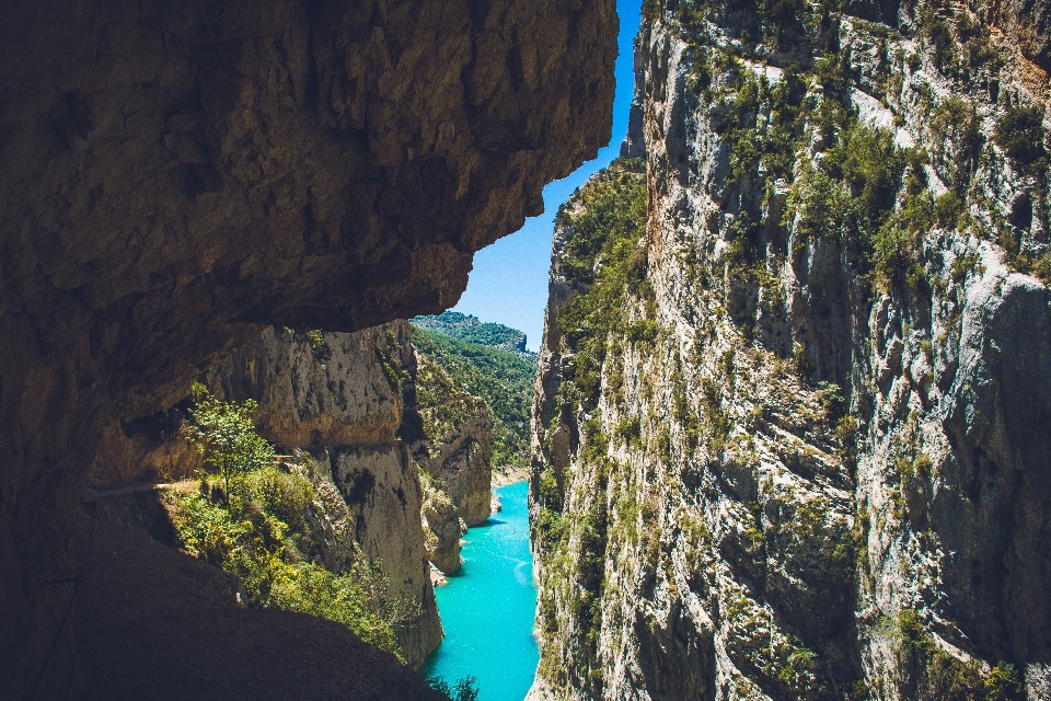 Formazione canyon rock riserva naturale
