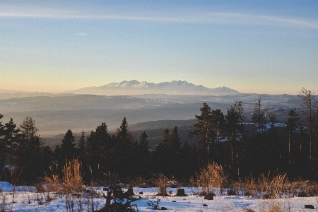 Sky winter snow nature Photo