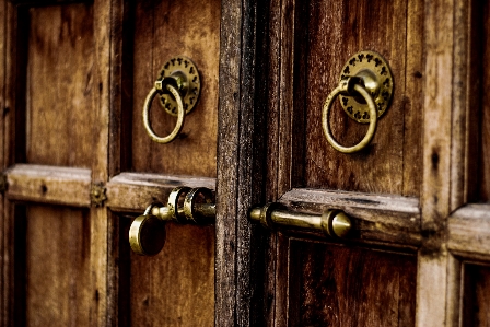 Latch door handle lock Photo