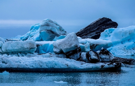 Iceberg ice polar cap sea Photo