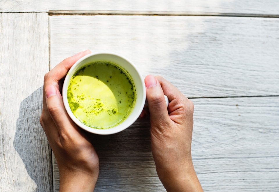 Matcha
 nourriture jus de légumes
 la soupe aux pois
