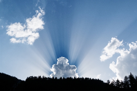 Sky cloud daytime cumulus Photo