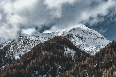 Mountainous landforms mountain range sky Photo