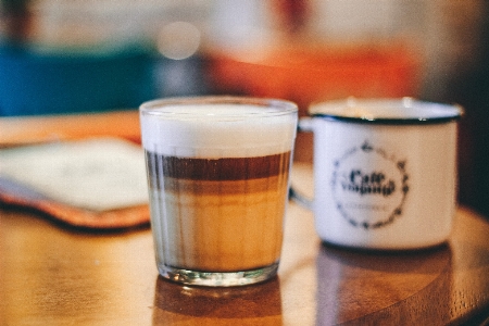 Drink latte macchiato alcoholic beverage distilled Photo