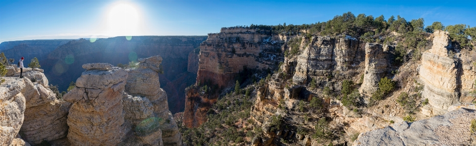 Escarpment natural landscape formation canyon Photo