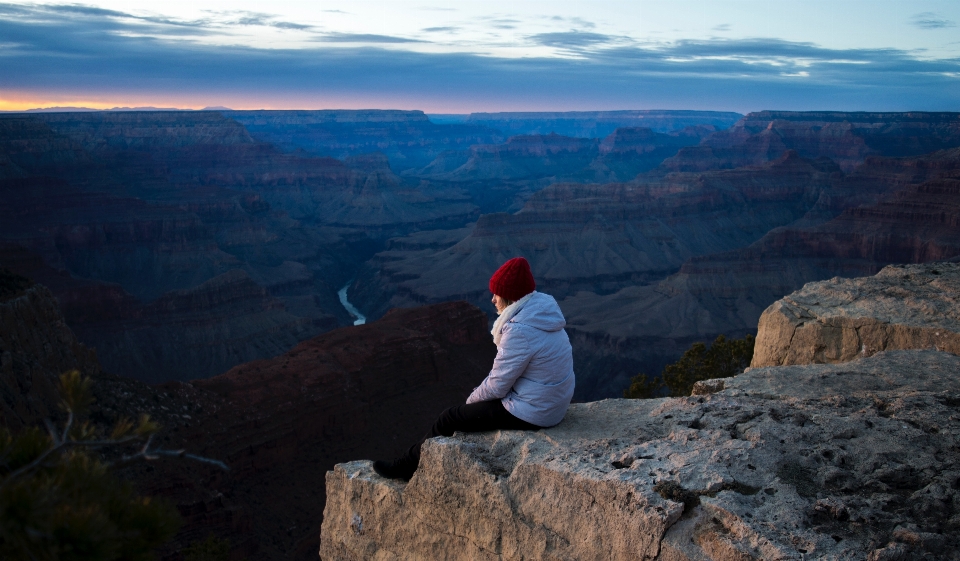 Mountainous landforms formation canyon sky