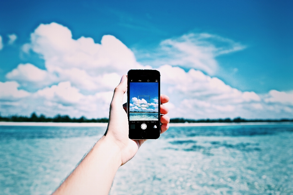 Cielo artilugio teléfono móvil
 vacaciones