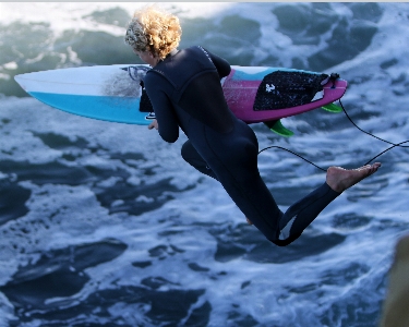 Surfing equipment wetsuit surfboard Photo