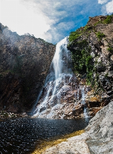 Waterfall body of water resources nature Photo