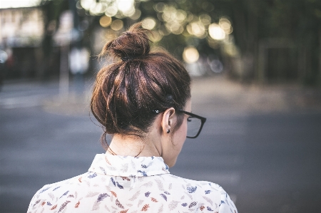 Foto Cabelo penteado
 pão coque de cabelo
