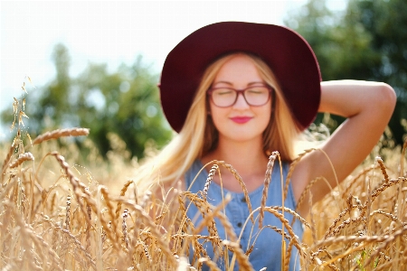 People in nature eyewear straw beauty Photo