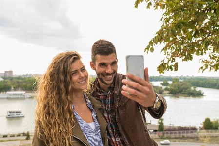 Selfie photography fun friendship Photo