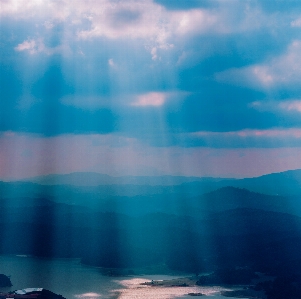 Sky blue cloud turquoise Photo