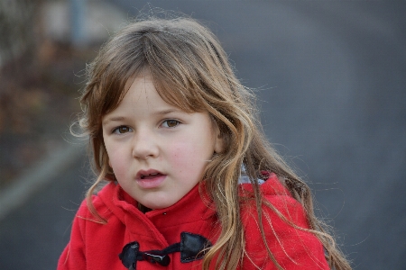 Face hair child red Photo