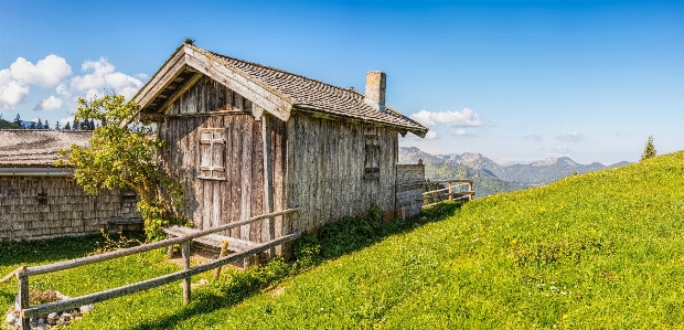 House property natural landscape hut Photo