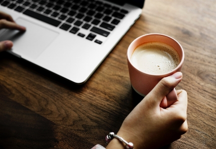 Photo Tasse doigt à café main