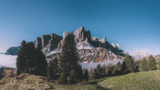 Mountainous landforms mountain range wilderness Photo