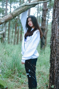 People in nature hair photograph tree Photo