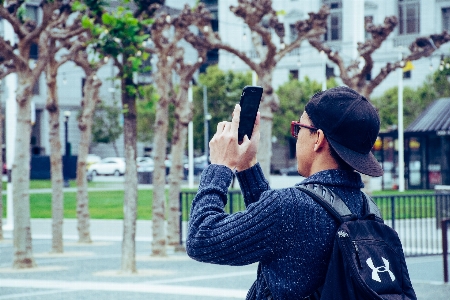 Photograph people street fashion selfie Photo