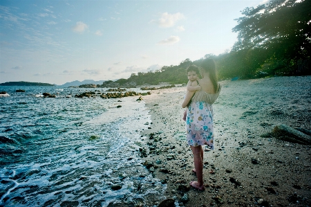 People in nature water sky sea Photo