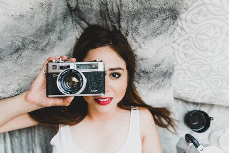 Foto Apontar e disparar câmera
 cabelo câmera fotografia