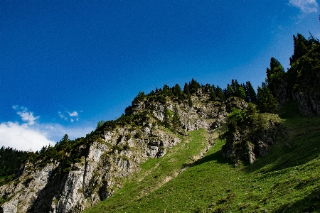 Mountainous landforms mountain nature sky Photo