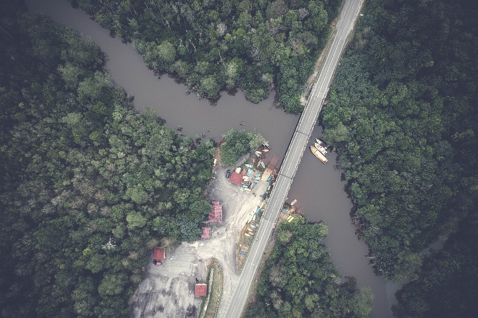 Aerial photography bird's eye view geological phenomenon