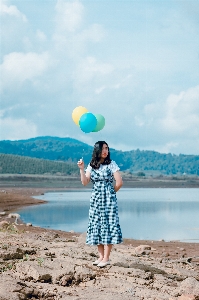 People in nature balloon photograph sky Photo