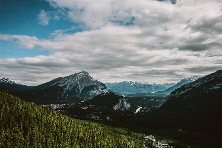 Mountainous landforms mountain sky highland Photo