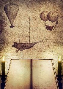 Inventions book candles aviation Photo