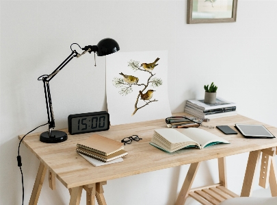 Desk furniture computer table Photo