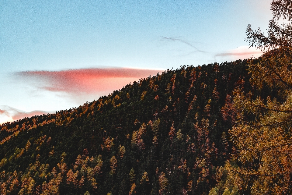 Sky mountainous landforms nature mountain