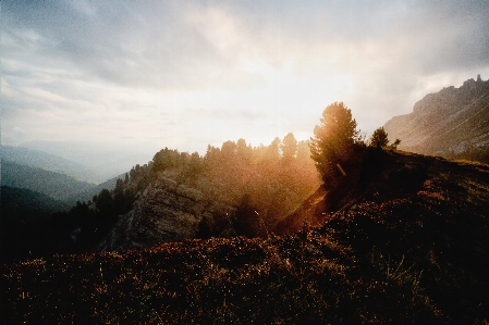 Sky mountainous landforms mountain nature Photo