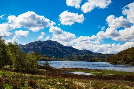 Natural landscape sky nature highland Photo