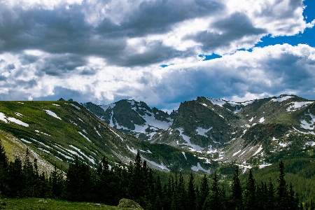 Mountainous landforms mountain highland range Photo