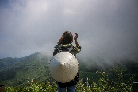 People in nature atmospheric phenomenon sky grass Photo