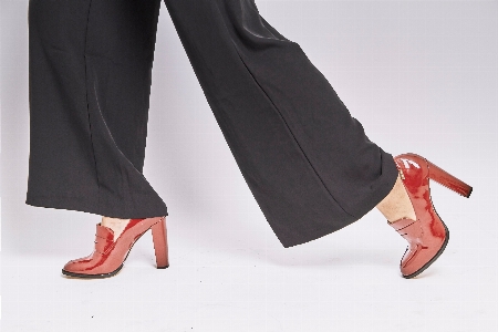 High heels footwear red leg Photo