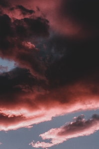 Sky cloud afterglow red Photo