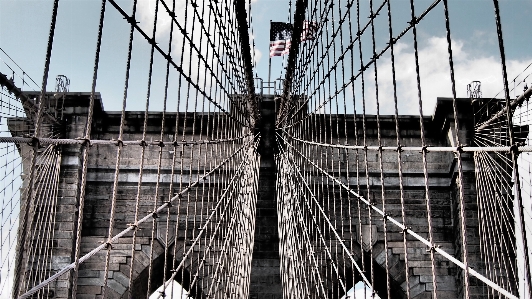 Foto Ponte bianco e nero
 ferro fotografia monocromatica
