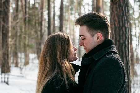 People in nature photograph romance love Photo