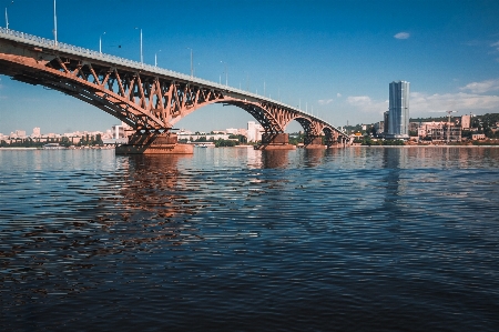 Photo Pont eau ciel repère