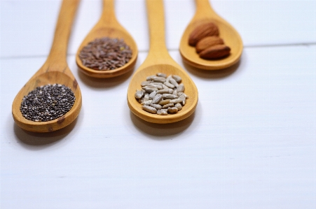 Spice wooden spoon product Photo