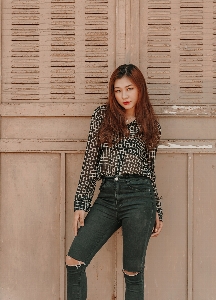 Clothing jeans black denim Photo