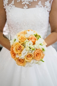 Bouquet photograph flower dress Photo