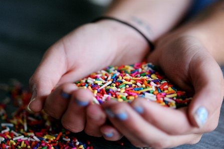 Sprinkles nonpareils sweetness confectionery Photo