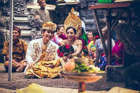 People yellow ritual tradition Photo