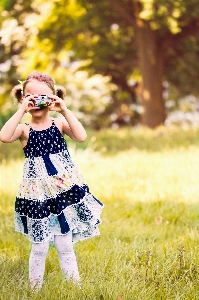 People in nature photograph grass child Photo