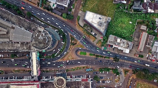 Junction road intersection metropolitan area Photo