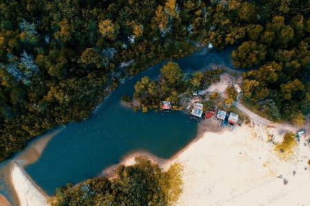 Aerial photography landscape bird's eye view Photo